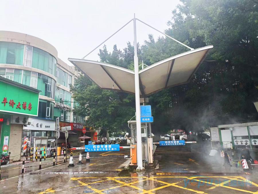 住宅小区出入口膜结构-叶普膜结构